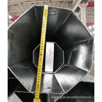 Hot Dip Galvanized Octagonal Electrical Steel Pole